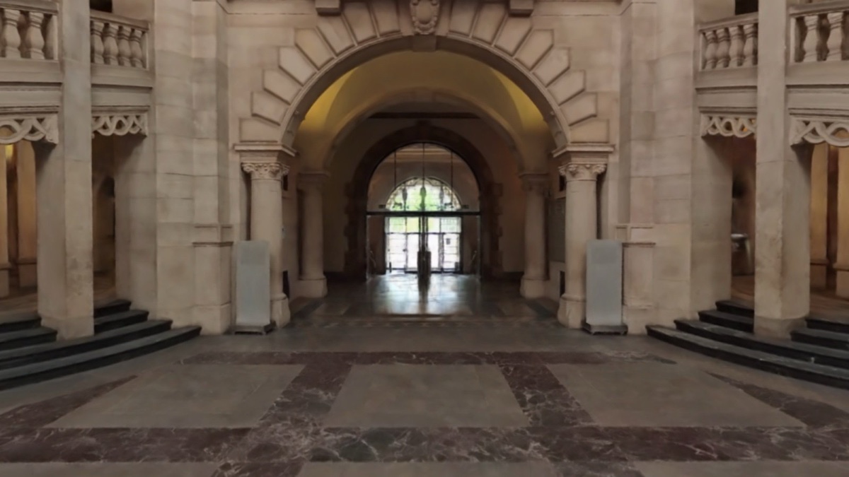 The real location as captured, before any staging